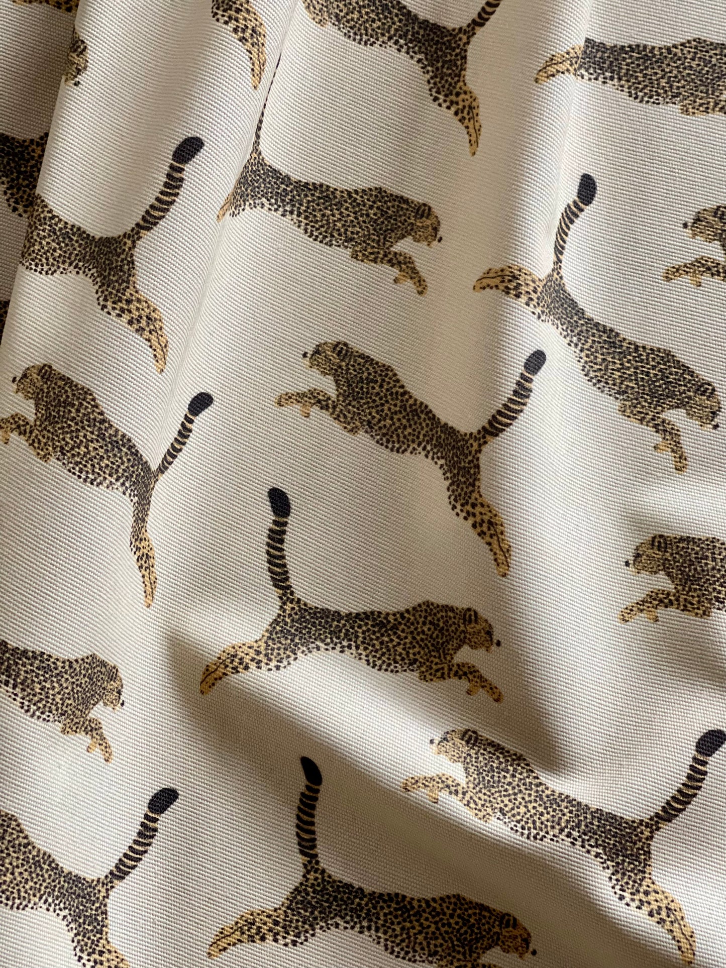 Interior fabric leopards