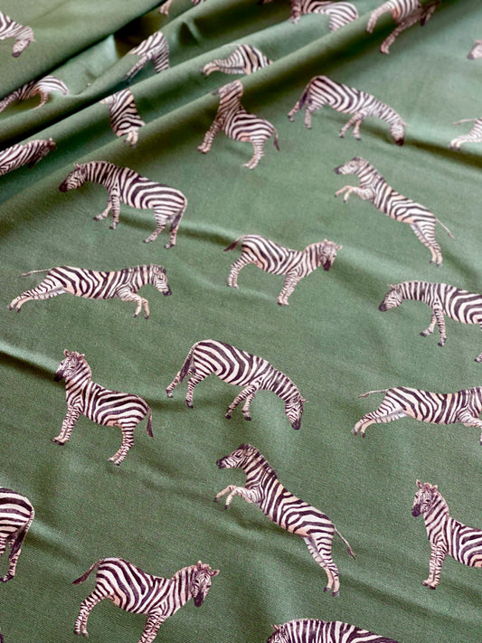 Interior fabric zebras