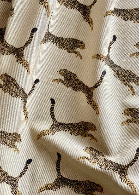 Interior fabric leopards