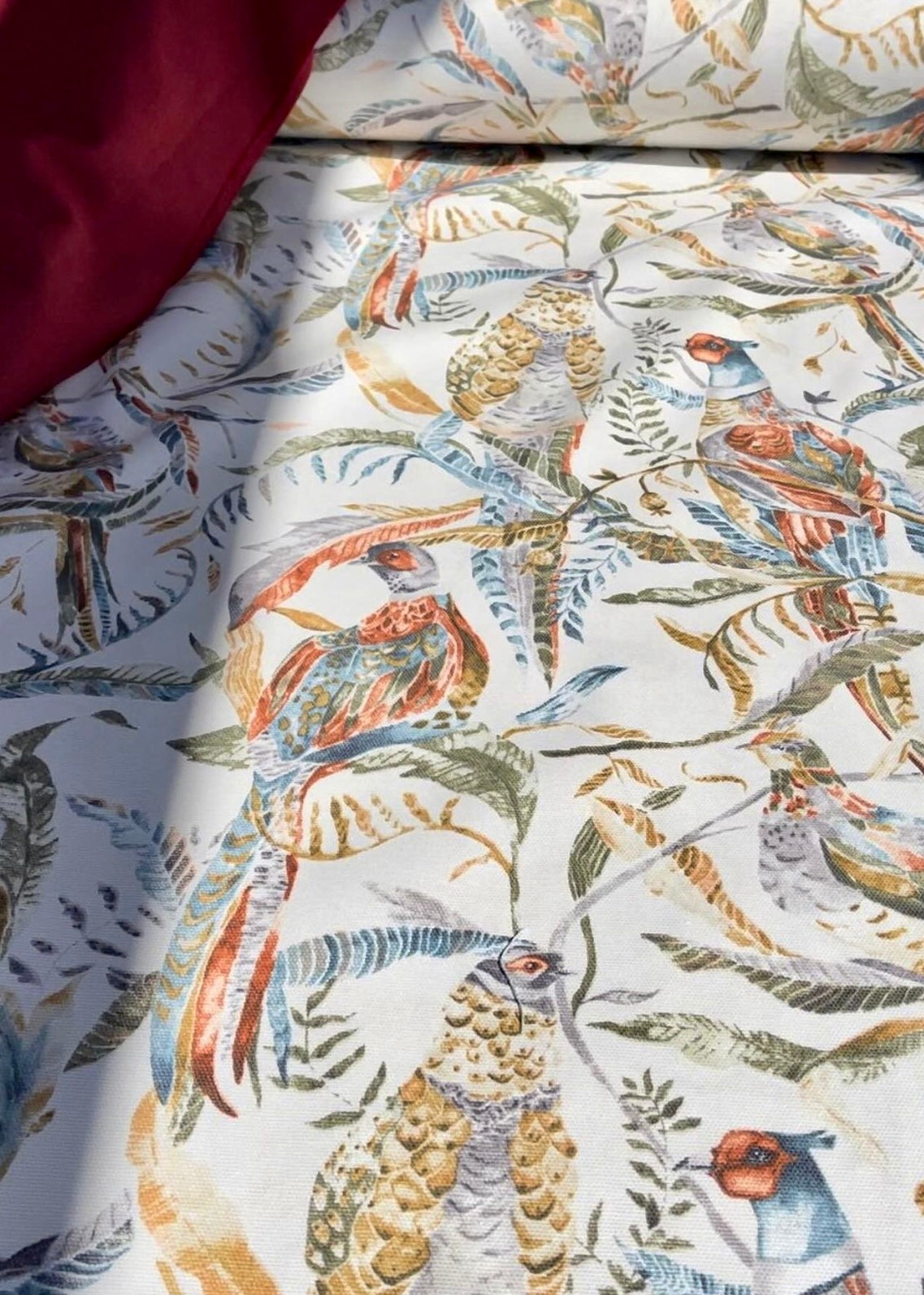 Interior fabric magic birds