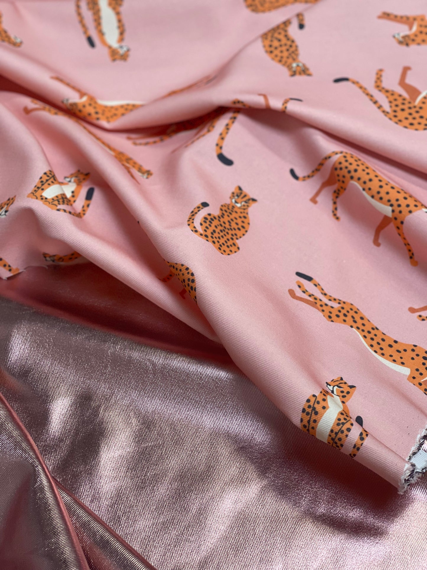 Interior fabric pink panther