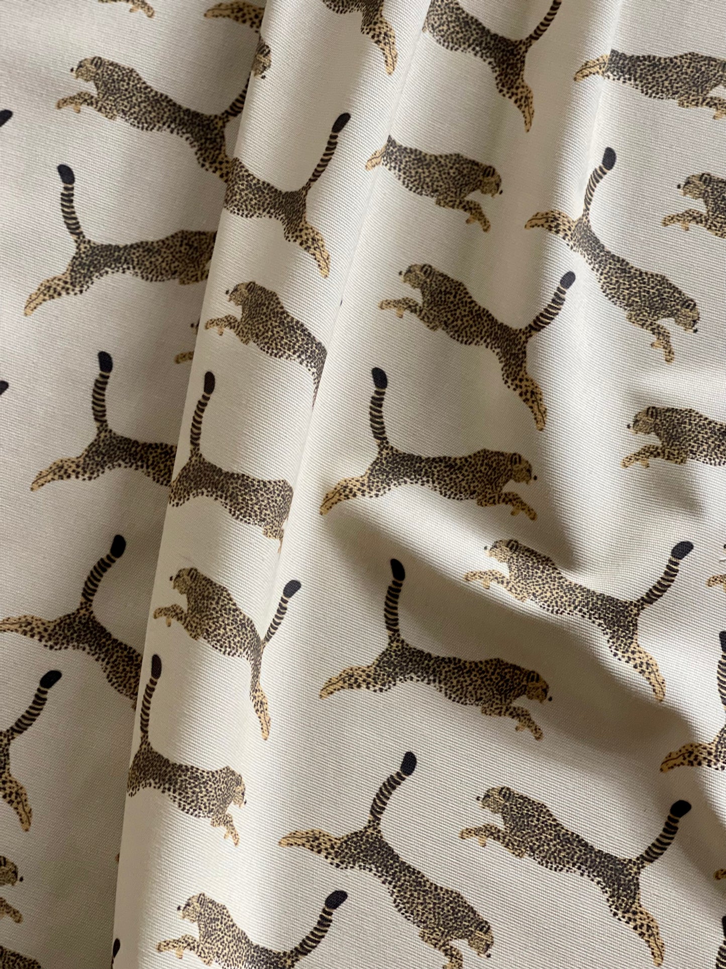 Interior fabric leopards