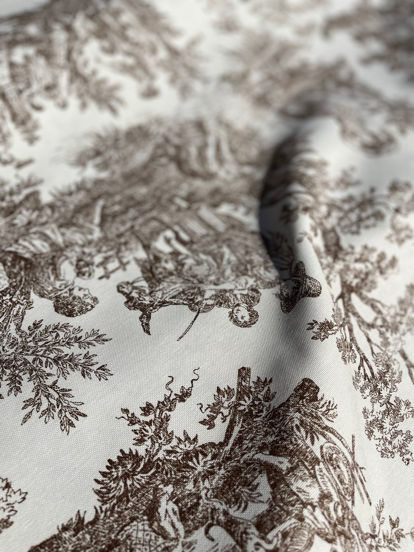 Interior fabric Toile de Jouy