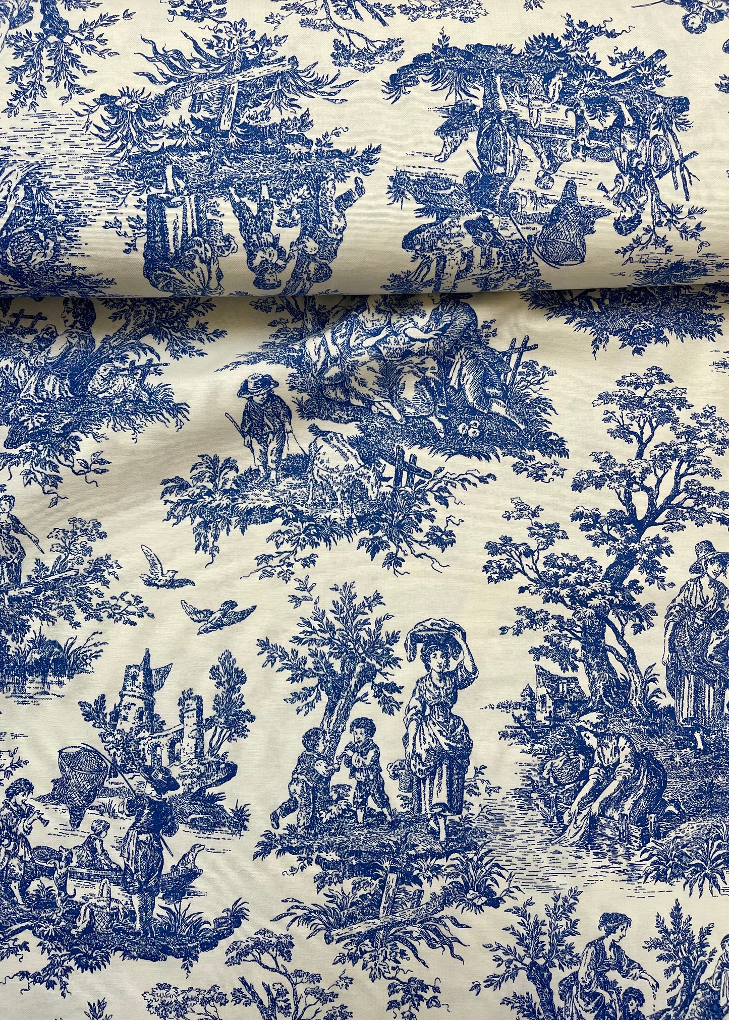 Interior fabric Toile de Jouy