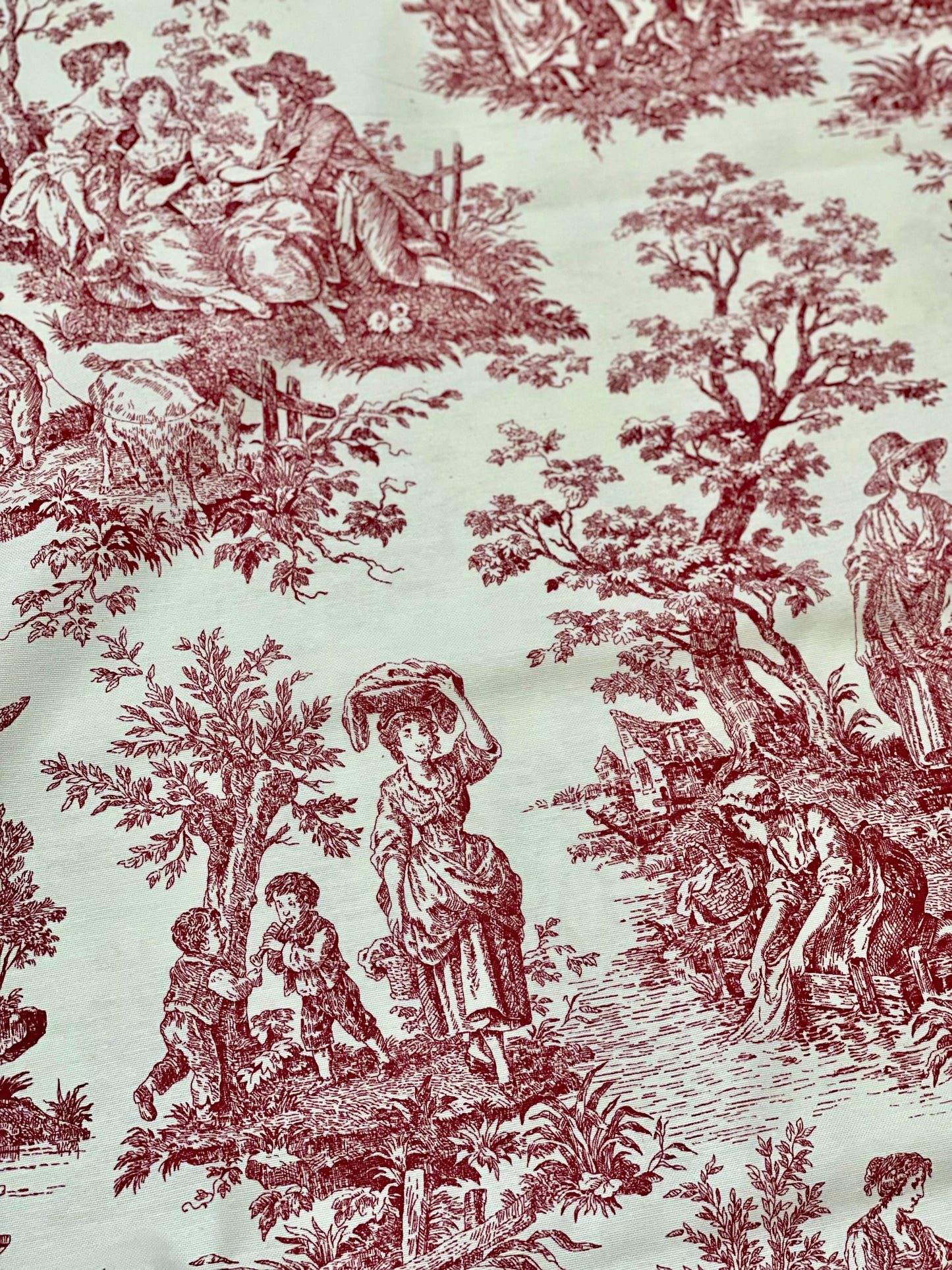 Interior fabric Toile de Jouy