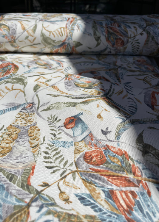 Interior fabric magic birds