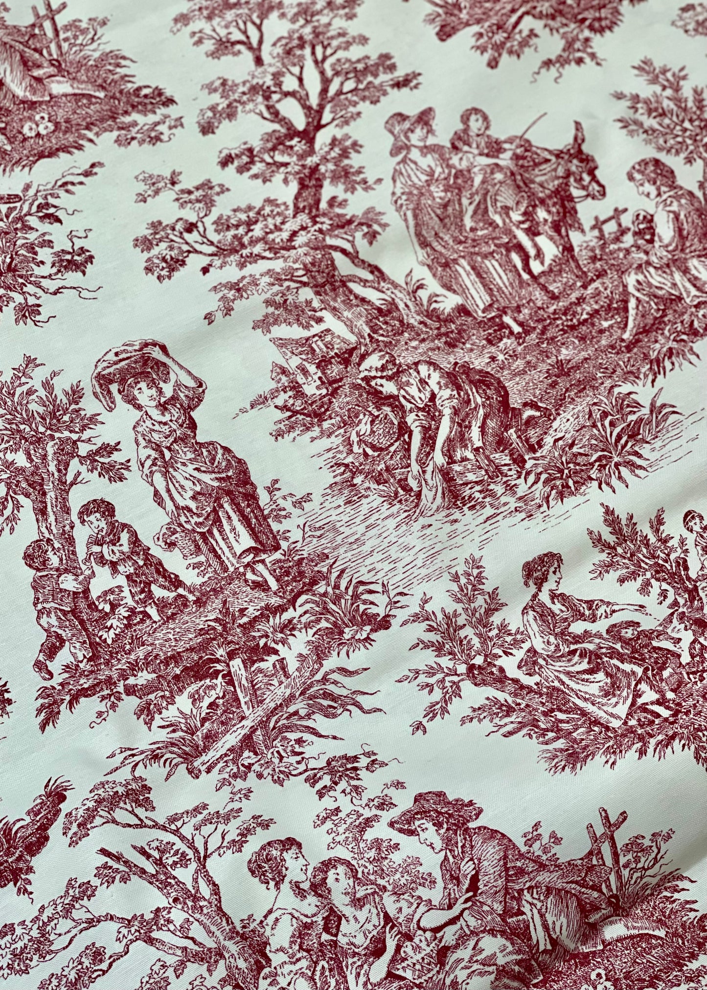 Interior fabric Toile de Jouy