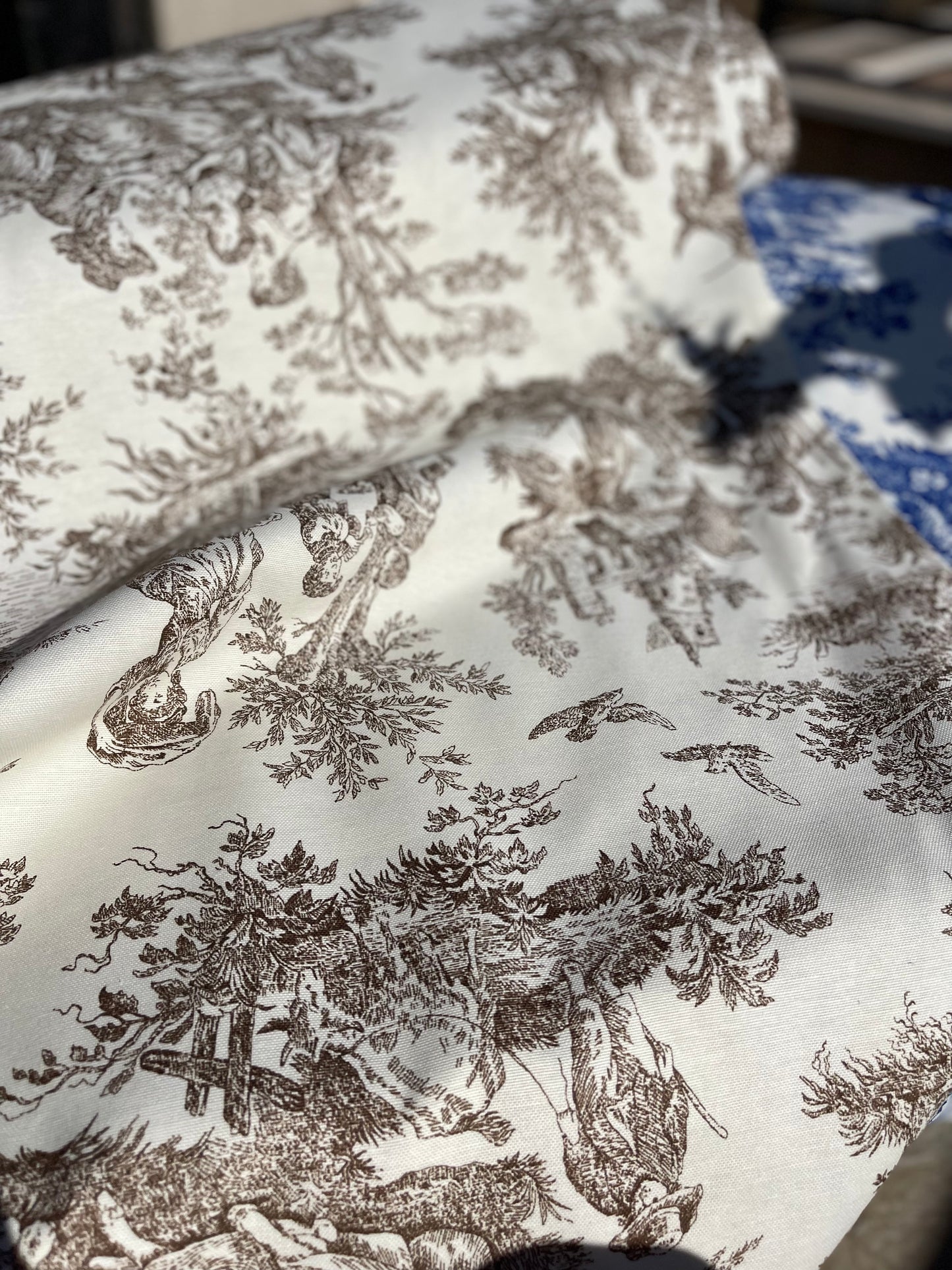 Interior fabric Toile de Jouy