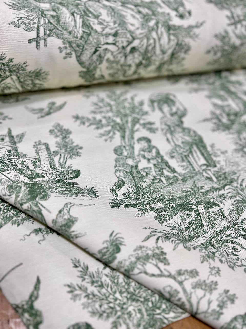 Interior fabric Toile de Jouy