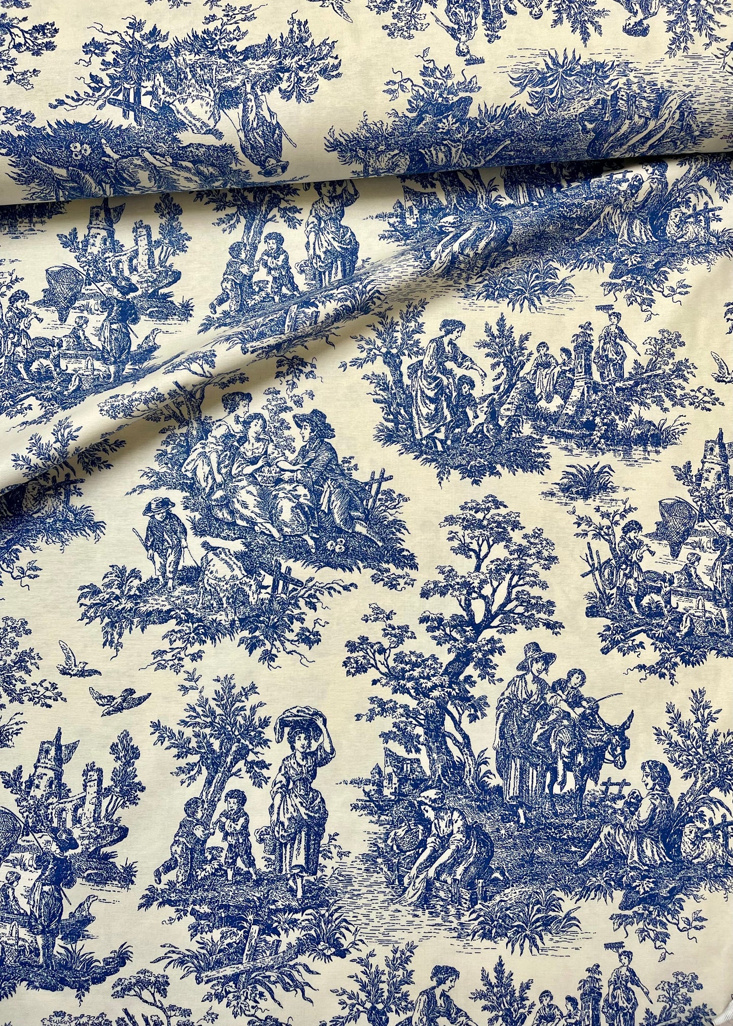 Interior fabric Toile de Jouy