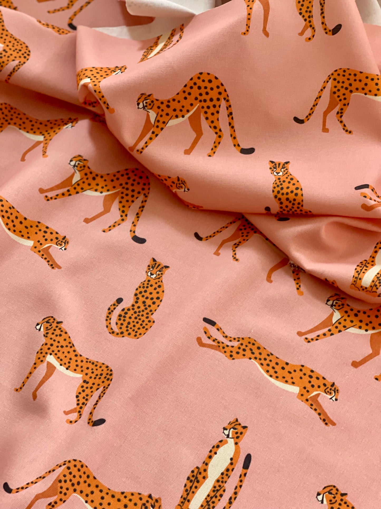 Interior fabric pink panther