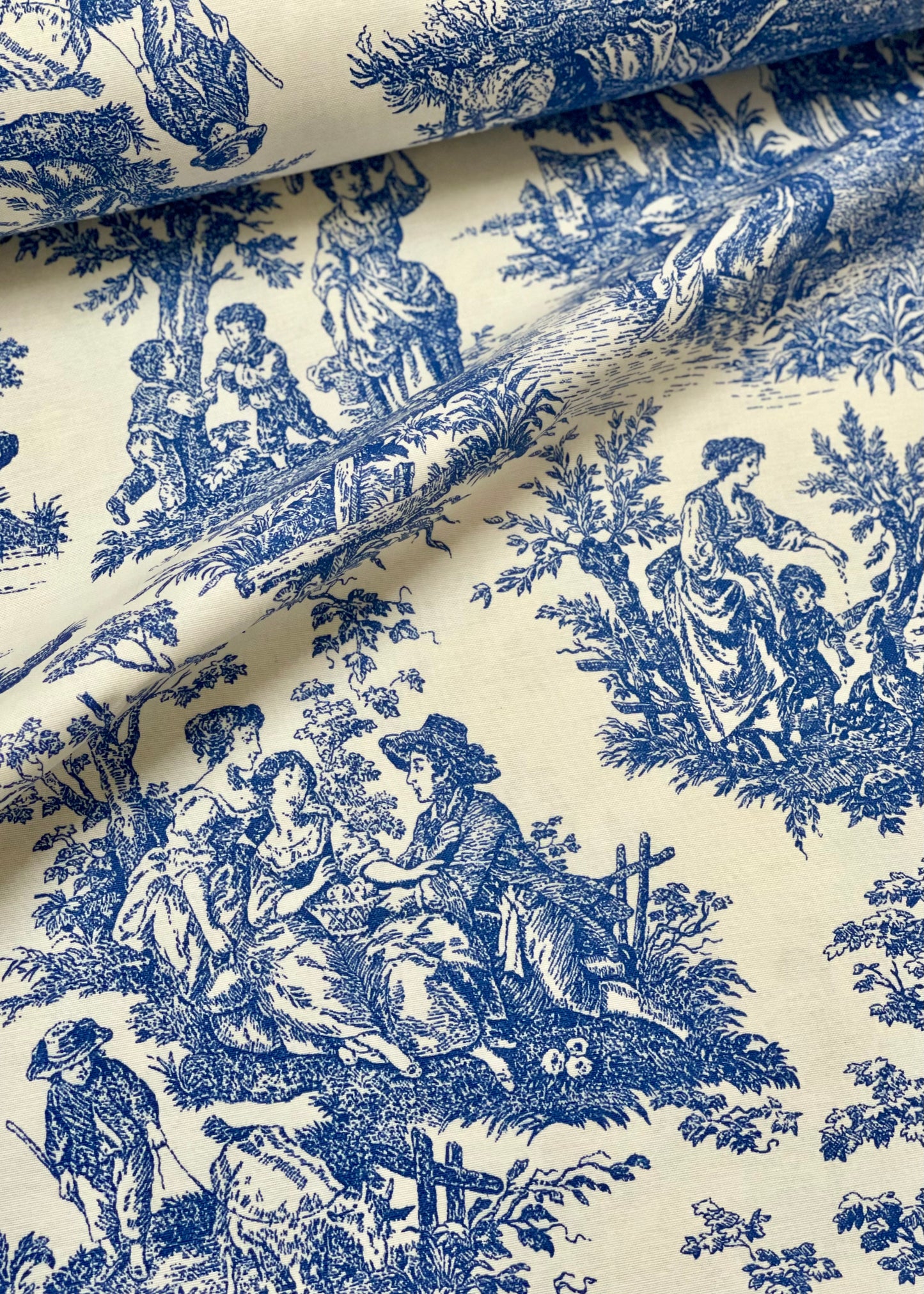 Interior fabric Toile de Jouy