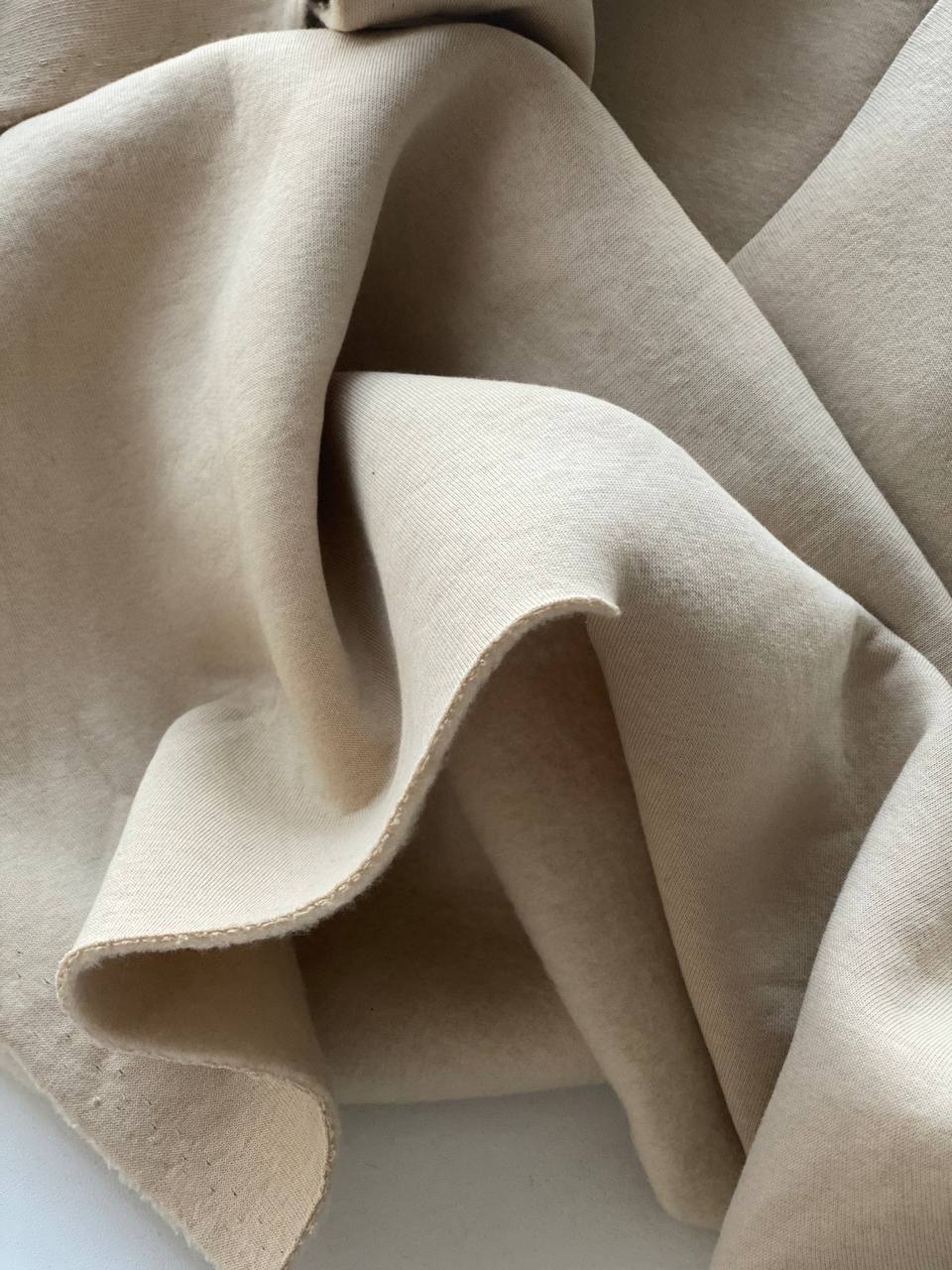 Fleece footer fabric with ANTI-PILLING finish