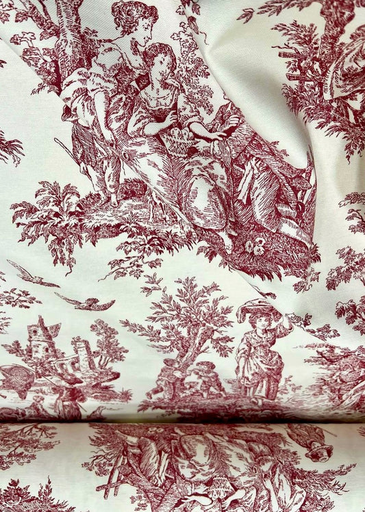 Interior fabric Toile de Jouy