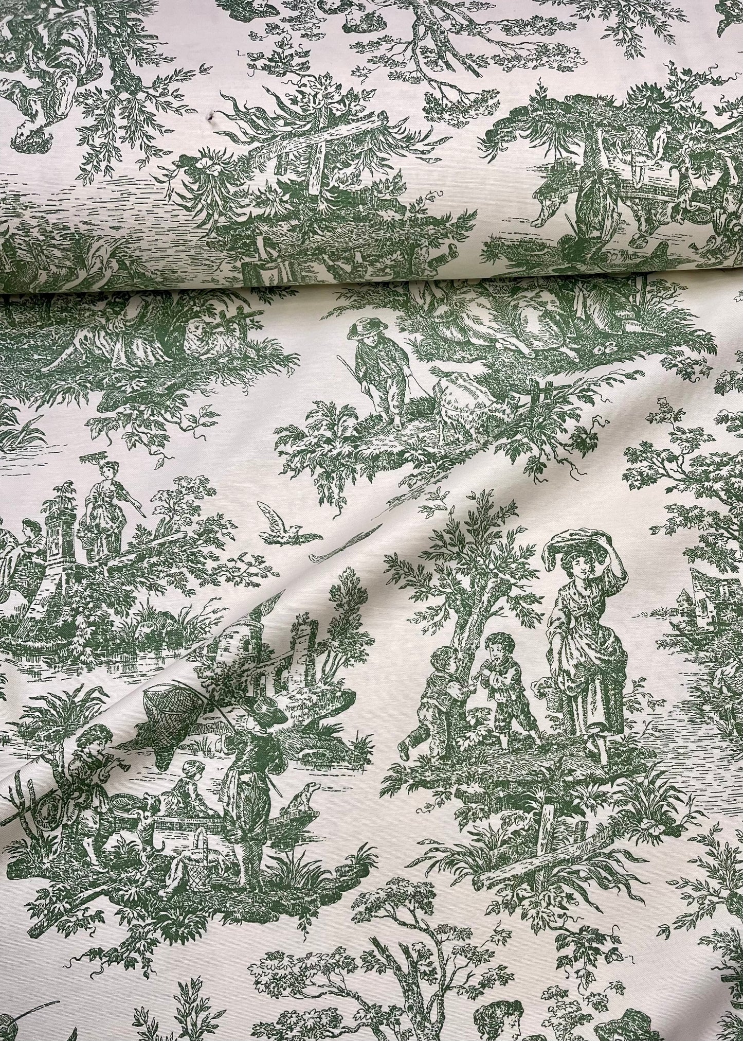 Interior fabric Toile de Jouy