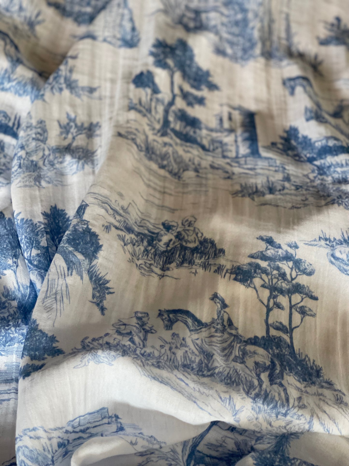 Myslin 2-layers Toile de Jouy