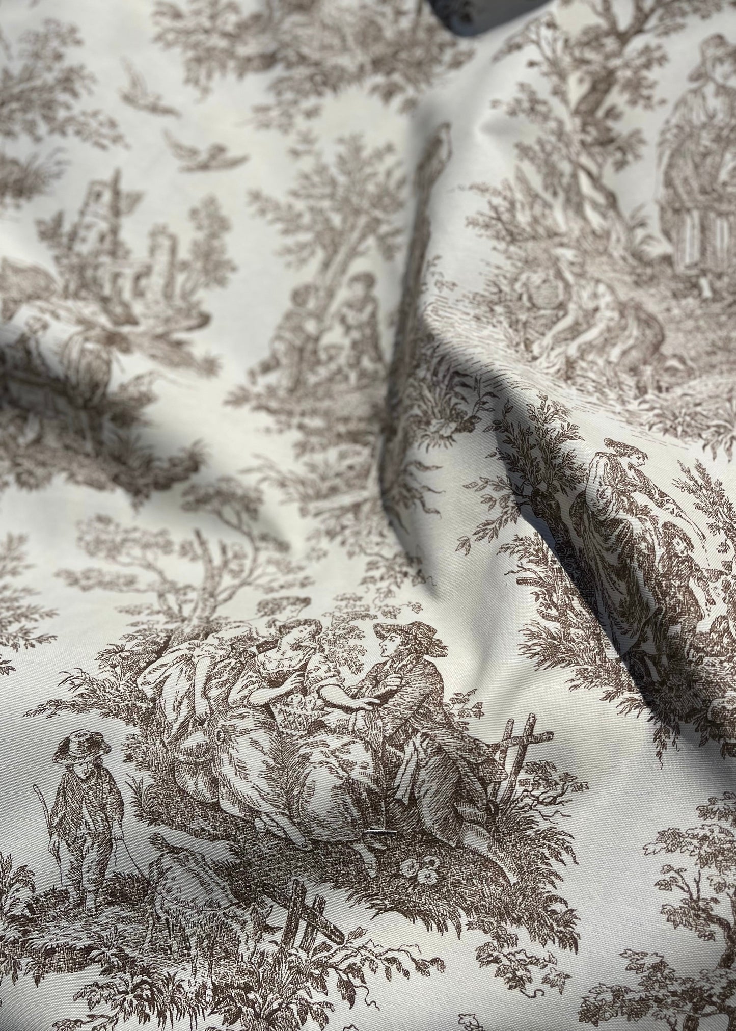 Interior fabric Toile de Jouy