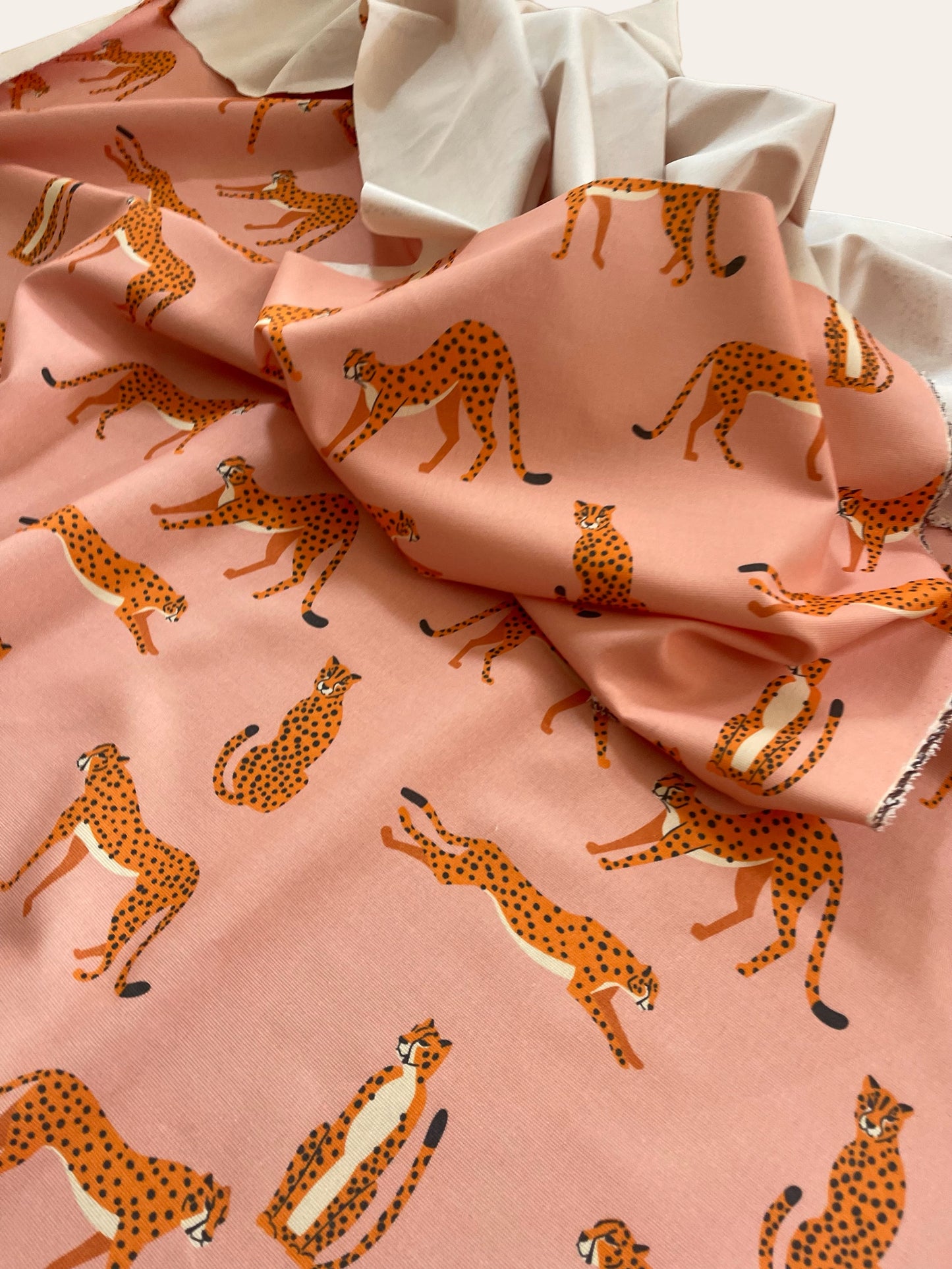 Interior fabric pink panther