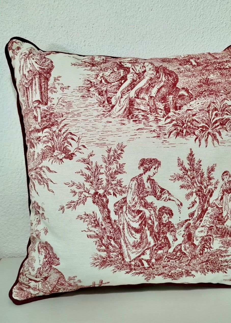 Interior fabric Toile de Jouy