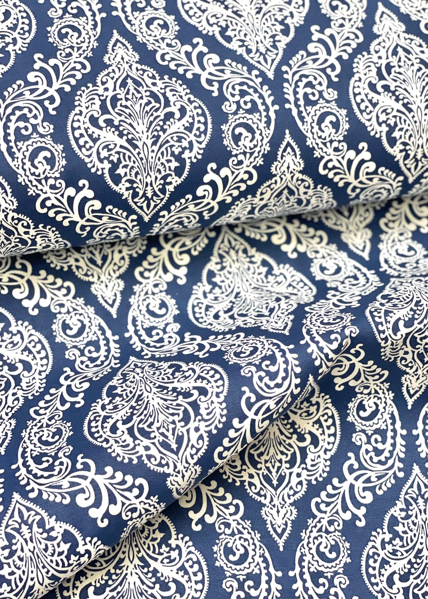 Interior fabric damask pattern