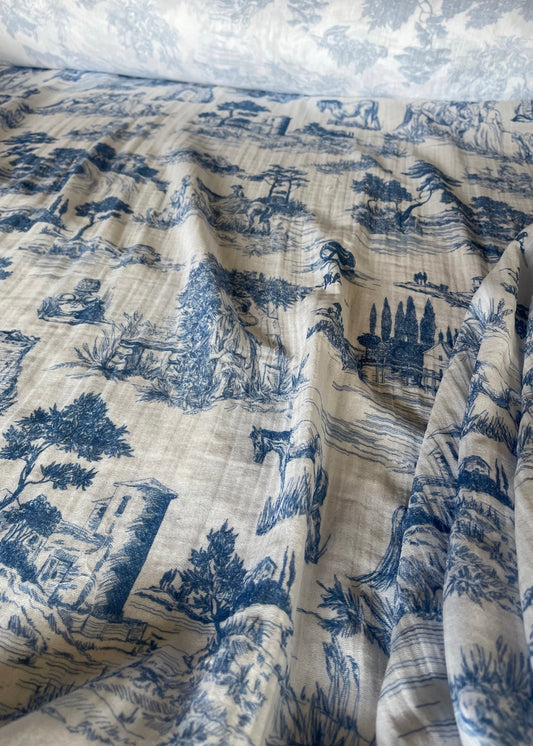 Myslin 2-layers Toile de Jouy