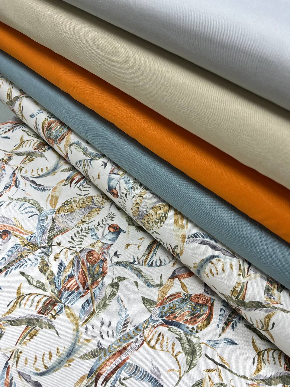 Interior fabric magic birds