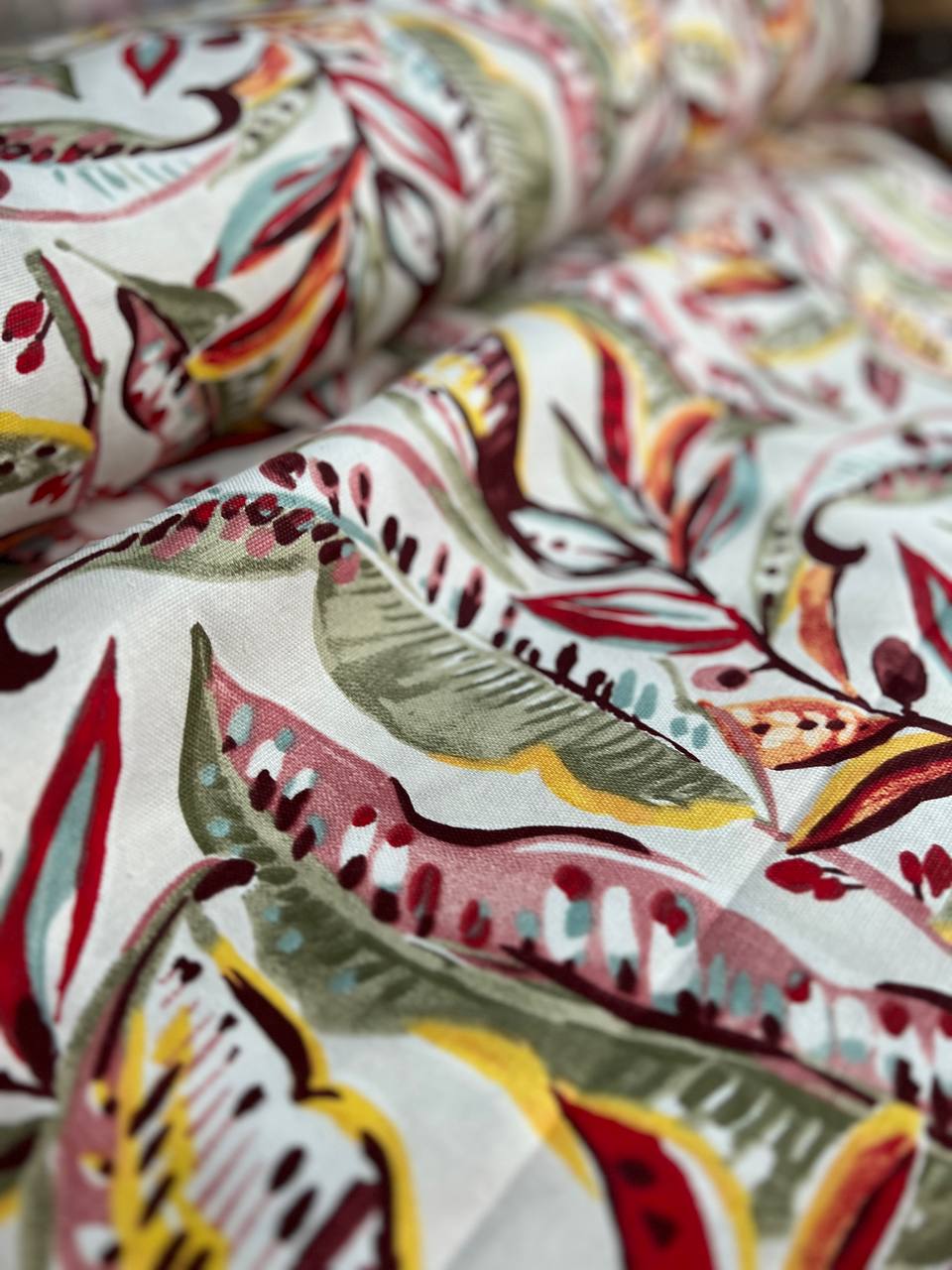 Interior fabric ethno print